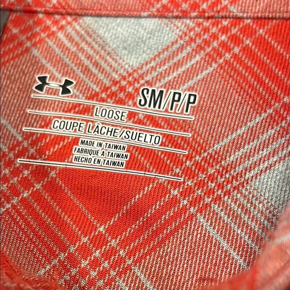 Under Armour Ole Miss Rebels Shirt Small Plaid Long Sleeve Button Up - Picture 10 of 13